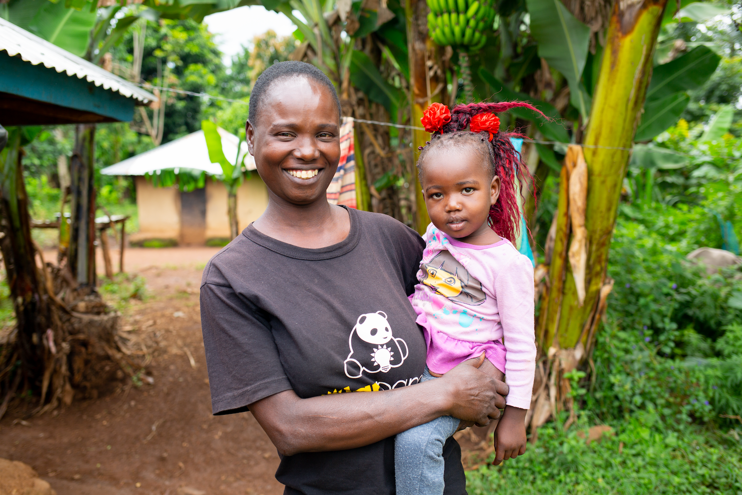 mother and child in lwala, kenya