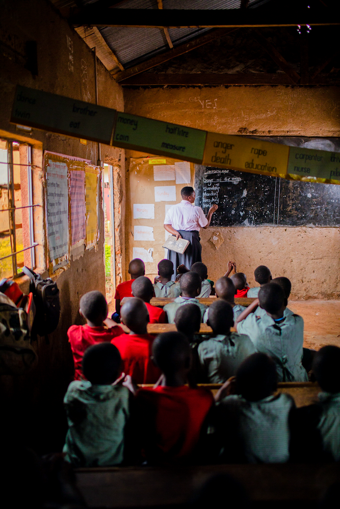 Classroom in Uganda