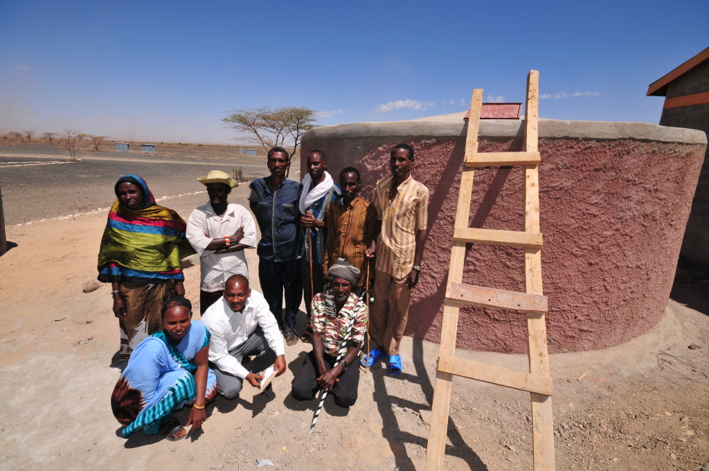 Rainwater Catchment Tank Built in Kenya, 2008